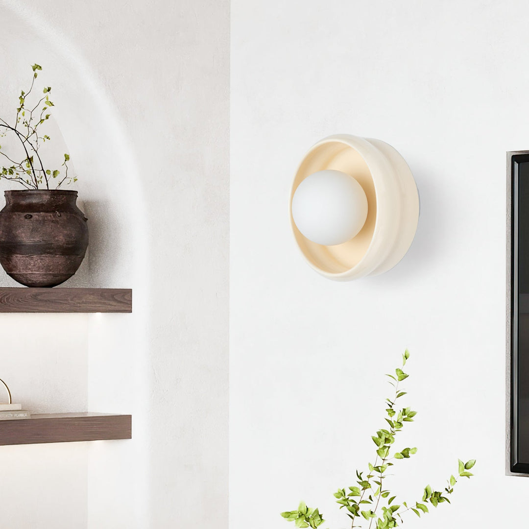 Round Ceramic Wall Light – Circo