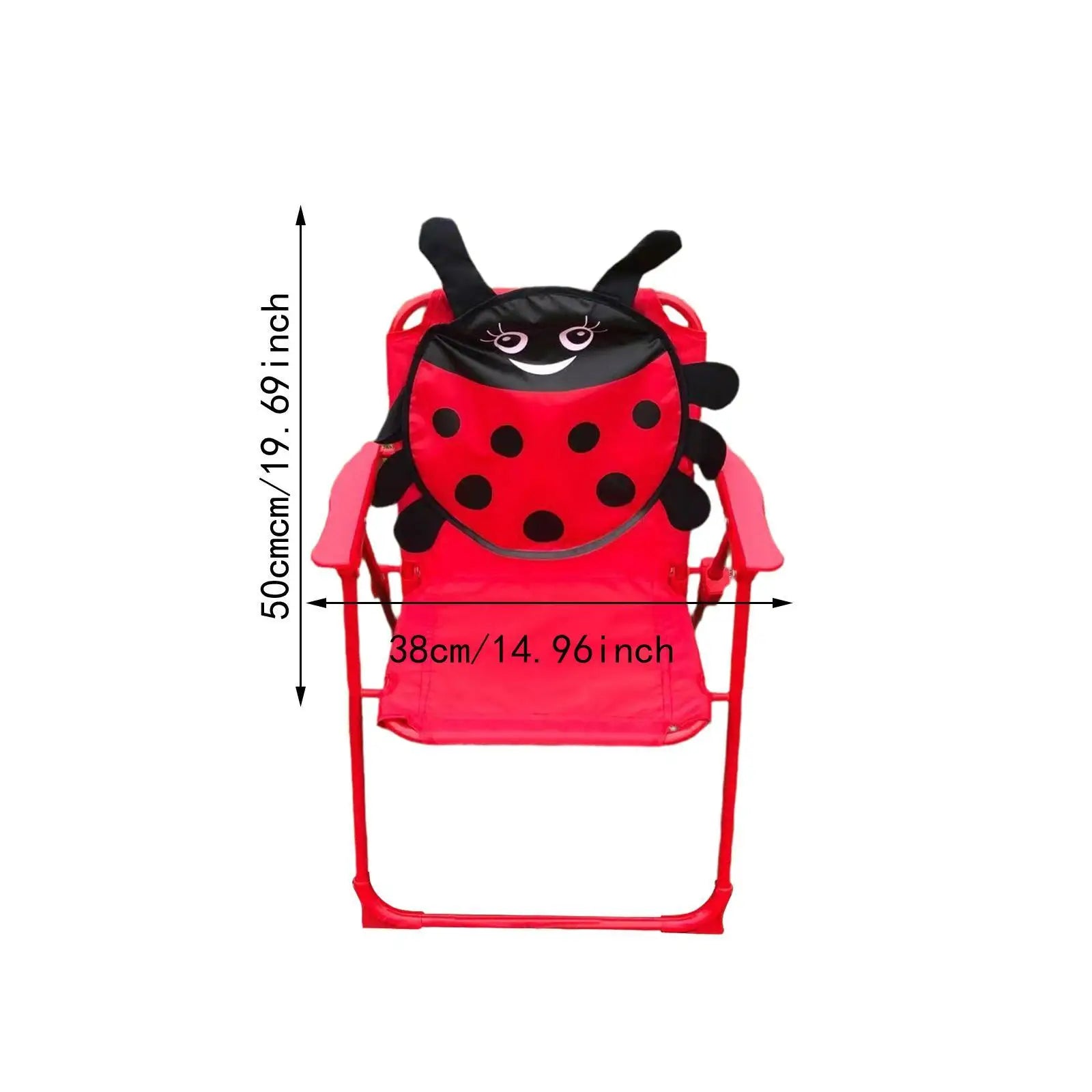 Foldable Children's Chair with Animal Print - Lightweight and Ideal for Outdoor Activities