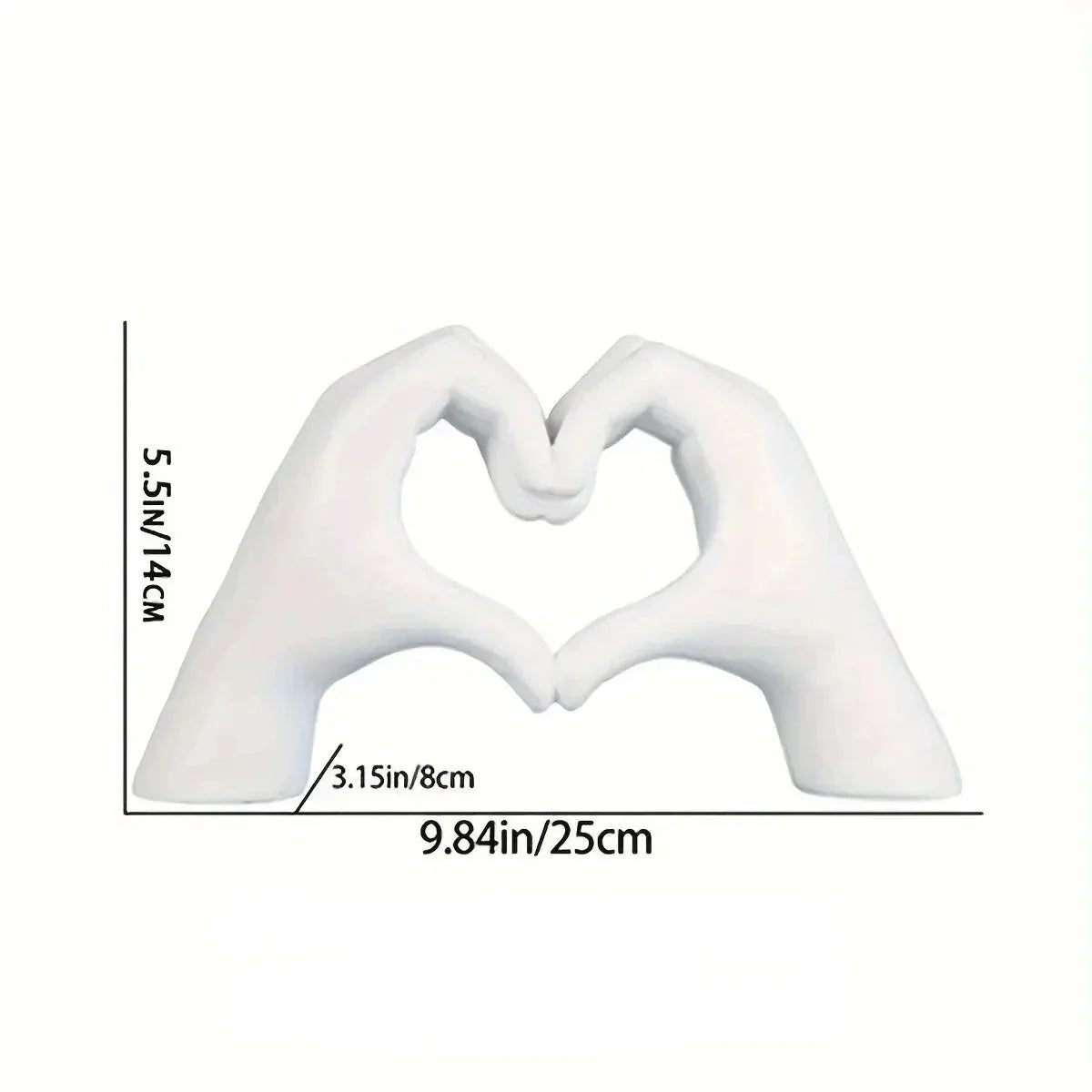 Sculptural Hands Decoration - Loving and Elegant