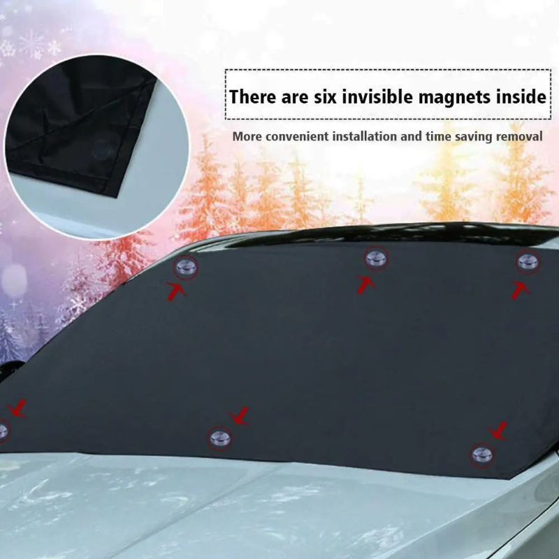 Magnetic All-Weather Windscreen Cover – FrostGuardia