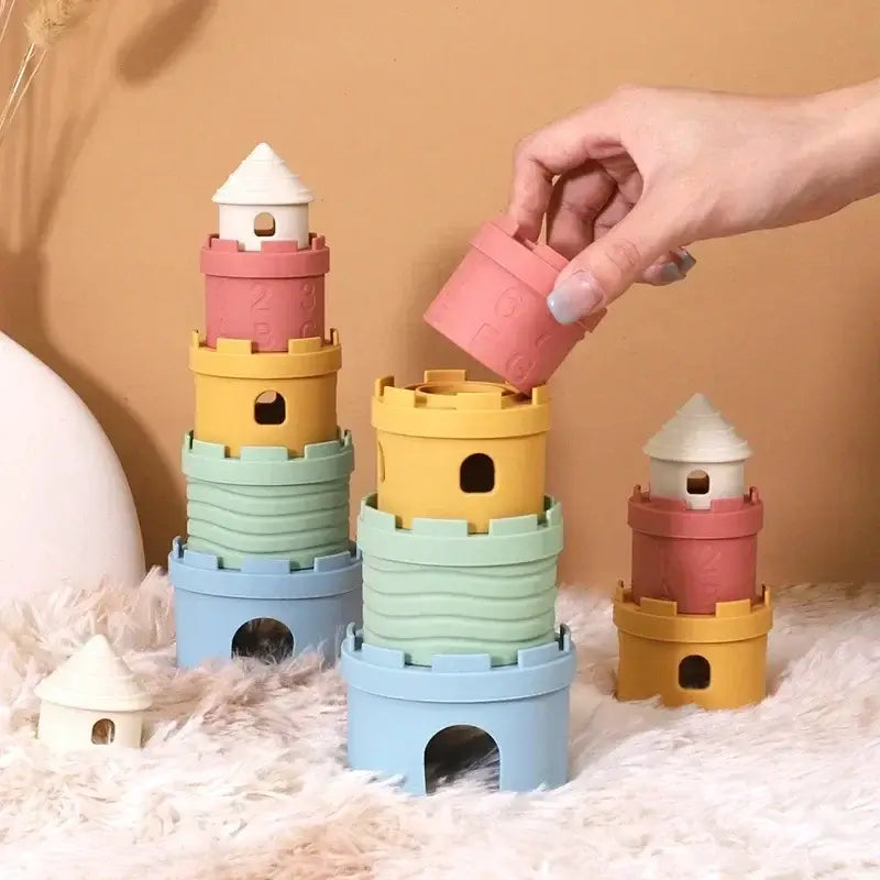 Colourful Creation Stacking Tower – For Endless Building Fun