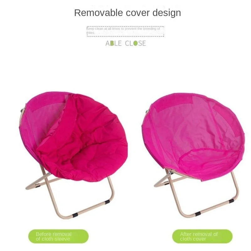 Large Foldable Moon Chair – Comfortable Chair for Indoor and Outdoor Use