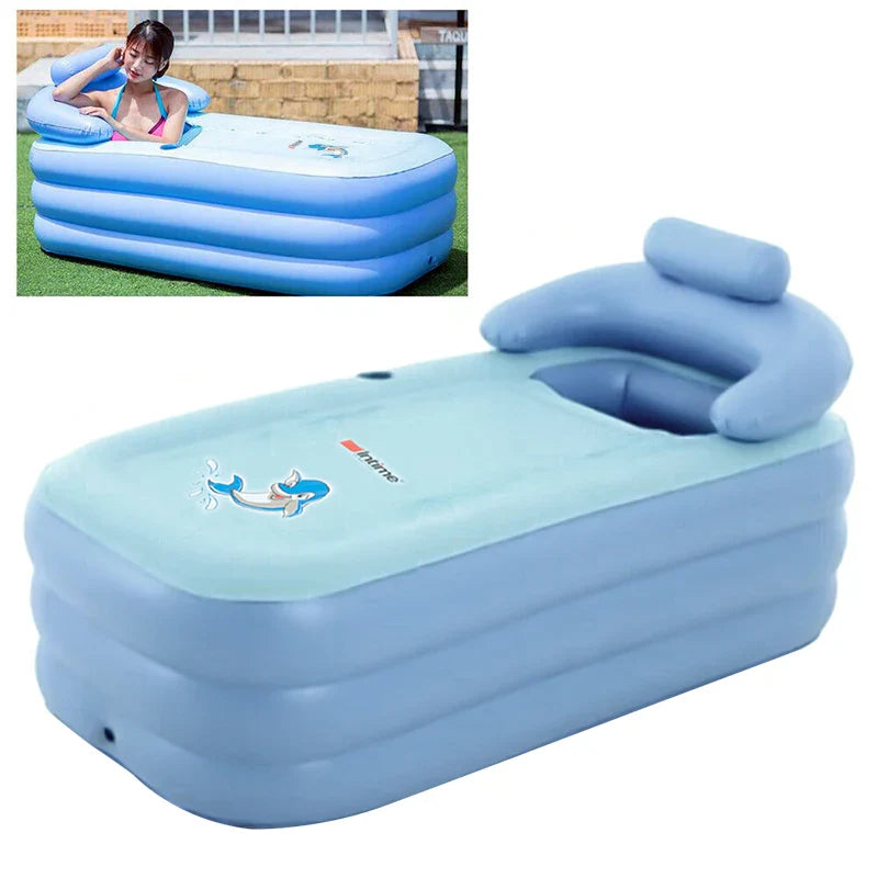 Inflatable Baby Bath with Cushion Support – Comfortable and Safe Pool for Babies