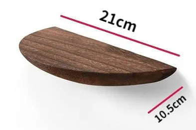 WoodVogue Semicircle Hanging Shelf | Premium wooden shelf for projector display & storage