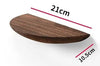 WoodVogue Semicircle Hanging Shelf | Premium wooden shelf for projector display & storage
