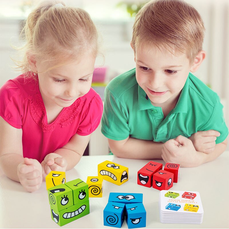 Interactive Expression Building Block Game for Children – MimikMatch