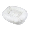 FurHaven Deluxe Dog Lounger | Long plush, washable pet bed for dogs and cats