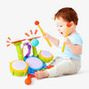 Interactive Learning Drum Set with Microphone for Toddlers – RhythmFun Mini