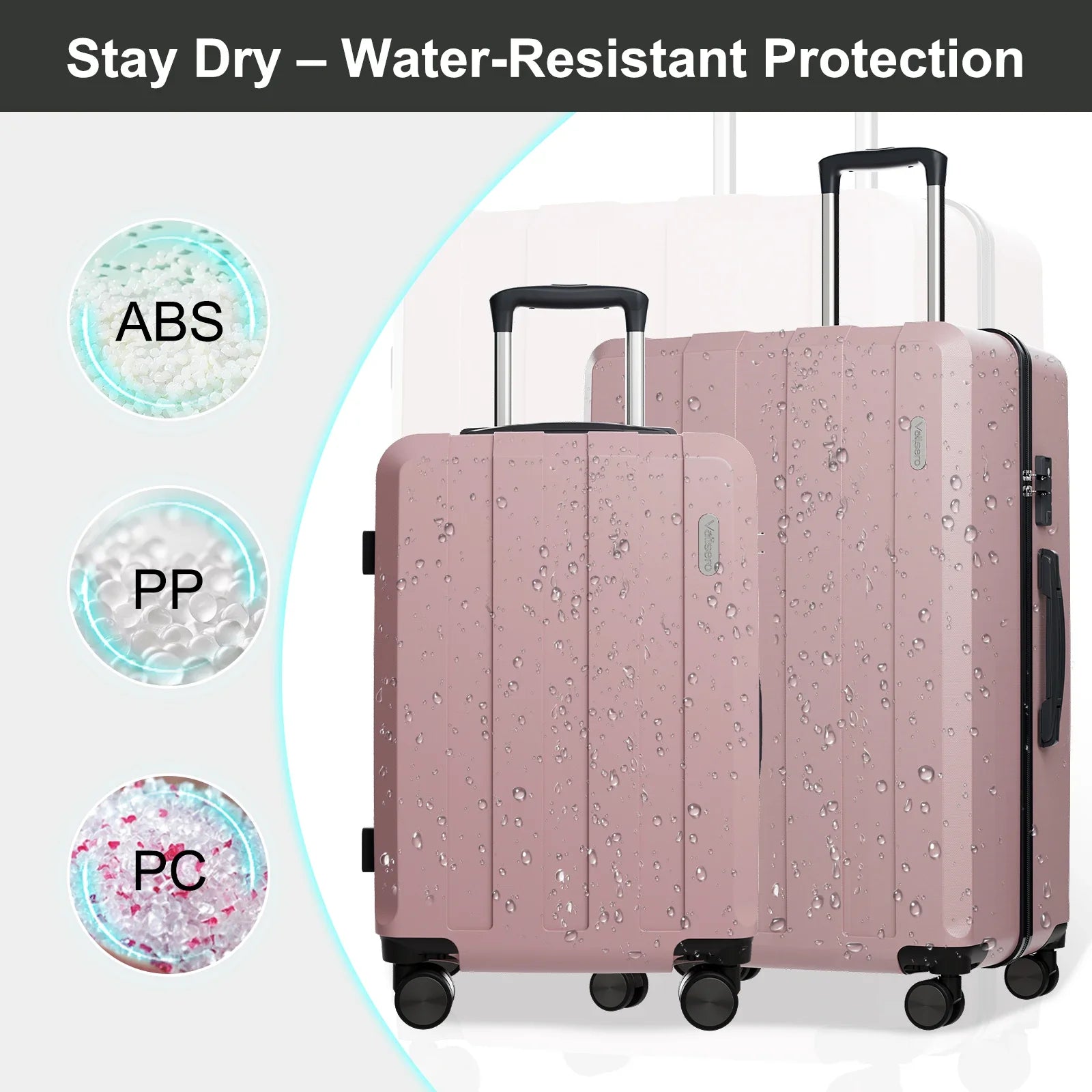 5-in-1 Hard Shell Luggage Set – Barcelona Explorer