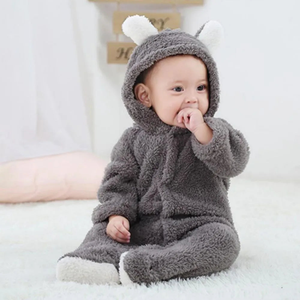 SnuggleTots – Warm Fleece Baby Bodysuits for Newborns