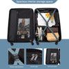 3-Piece Blue ABS Hard Shell Luggage Set – Belgrado