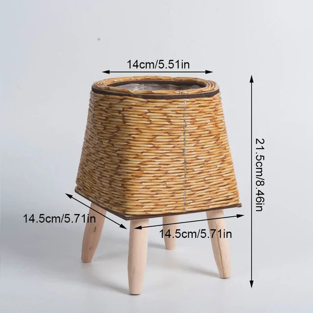 AristoBloom Raised Plant Pot | Premium Minimalist Scandinavian Planter for Compact Spaces