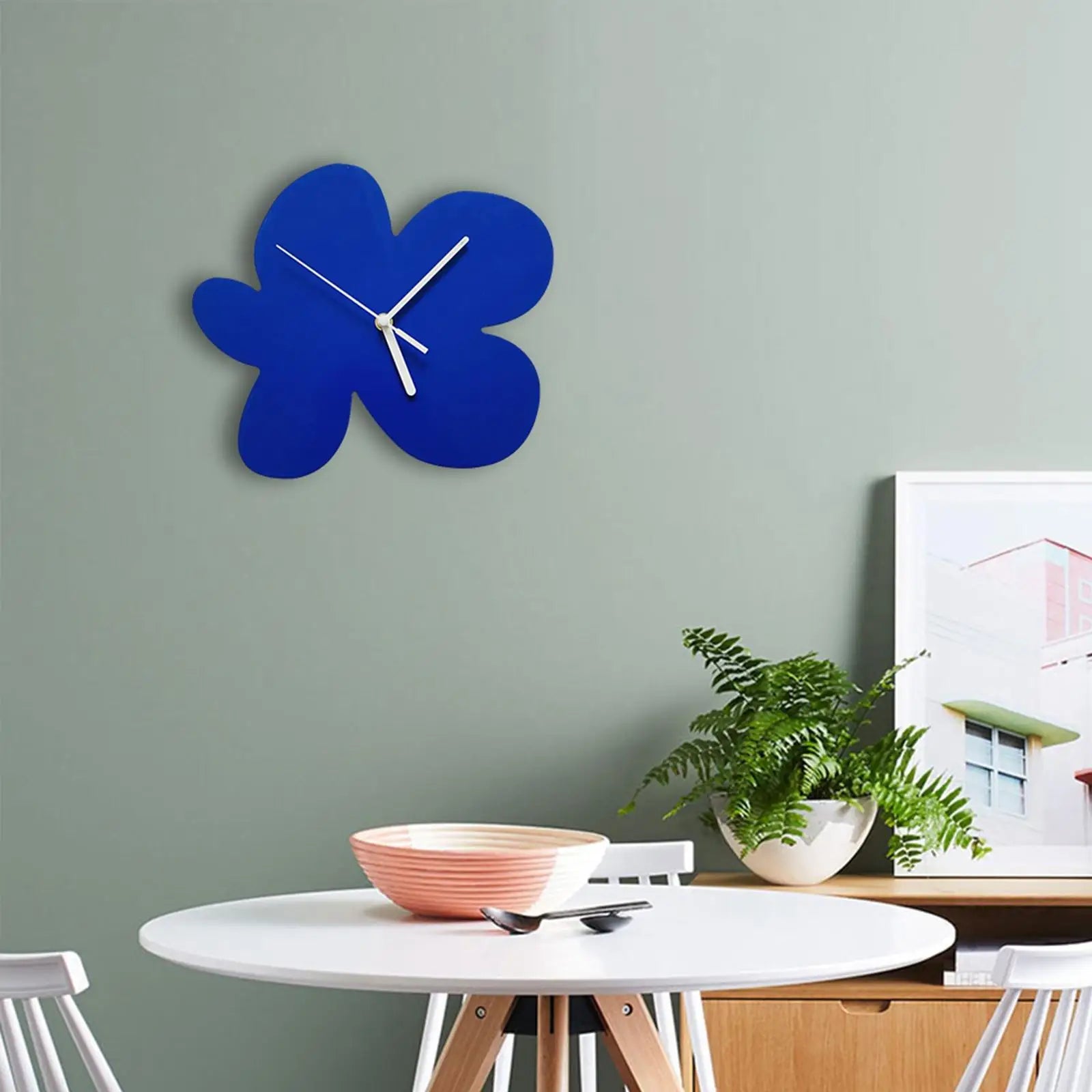 Flower-Shaped Wall Clock - Modern Home Decoration
