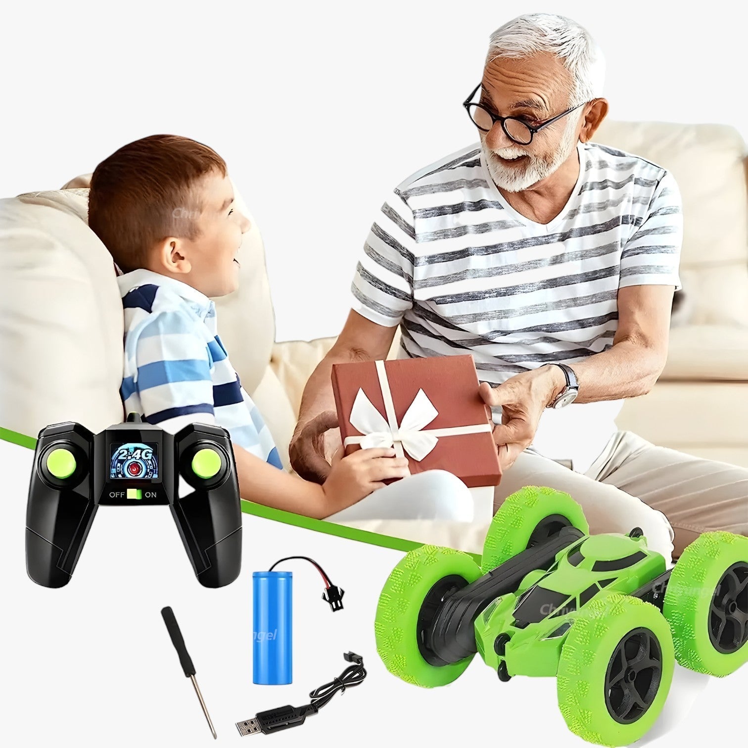 RC Stunt Vehicle with Flip Function & Off-Road Capability – FlipRacer X