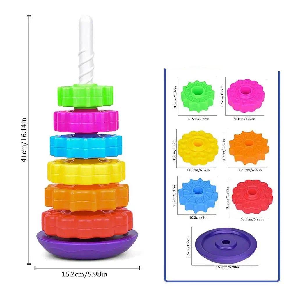 Twist & Stack Play Tower – Educational Stacking Fun for Toddlers