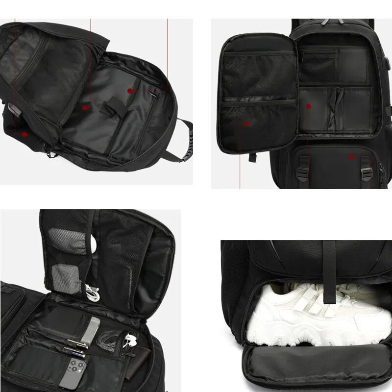 Backpack with USB Connection and Large Capacity (50-80L) – UrbanTrail