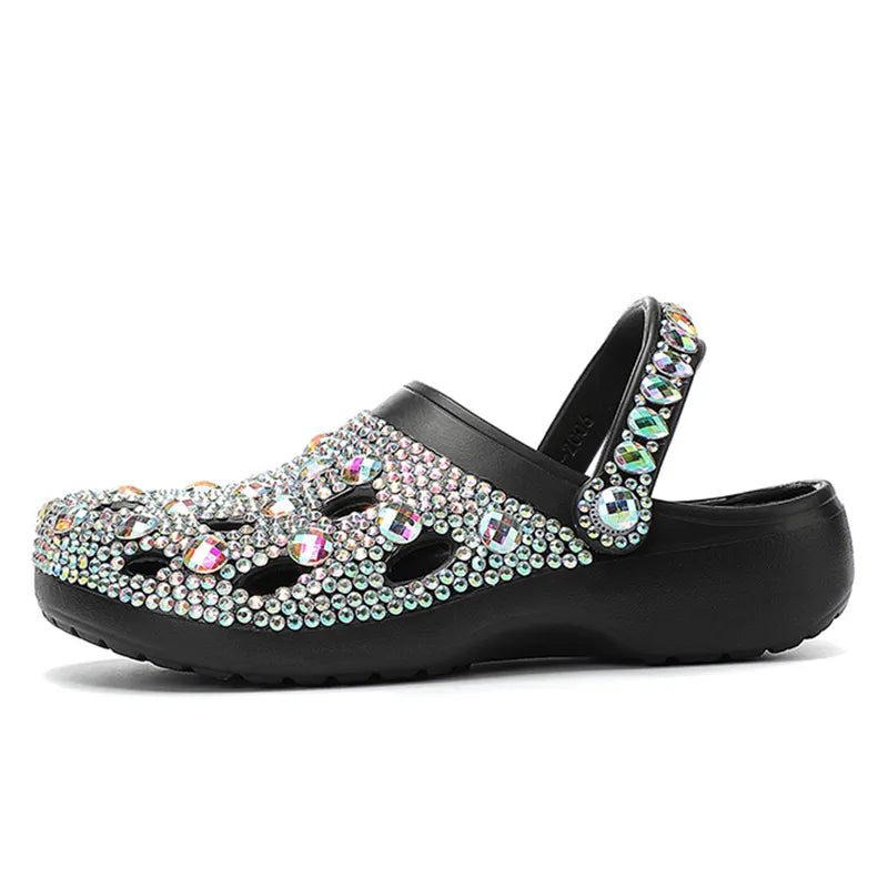 Sandsberg Crystal Summer Slippers for Women