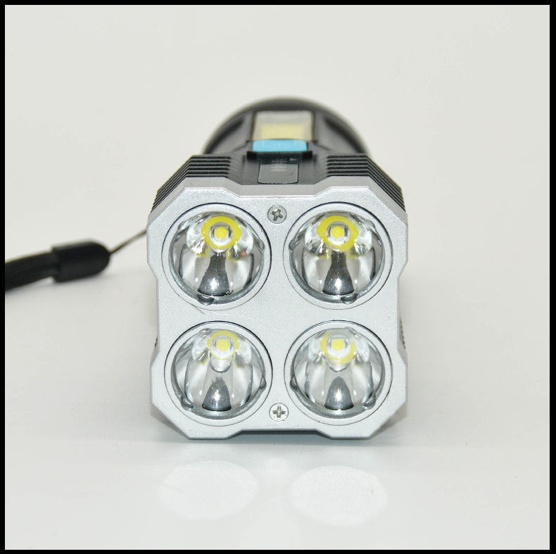 CoreLight 4 LED Torch – Rechargeable LED Torch with Water Resistance – Includes Battery and USB Cable