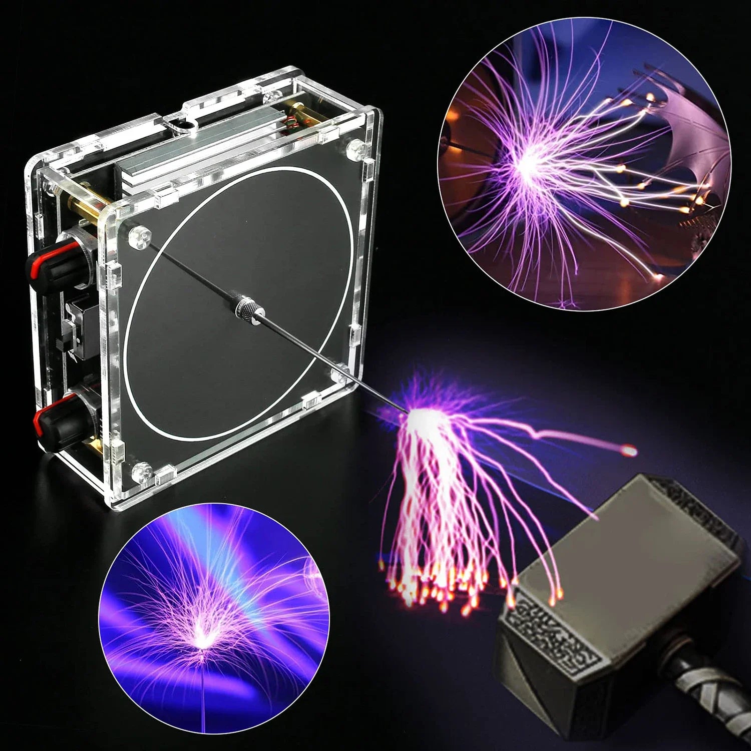 ElectraVista Lightning Speaker | Wireless Bluetooth Speaker with Customizable Light Display