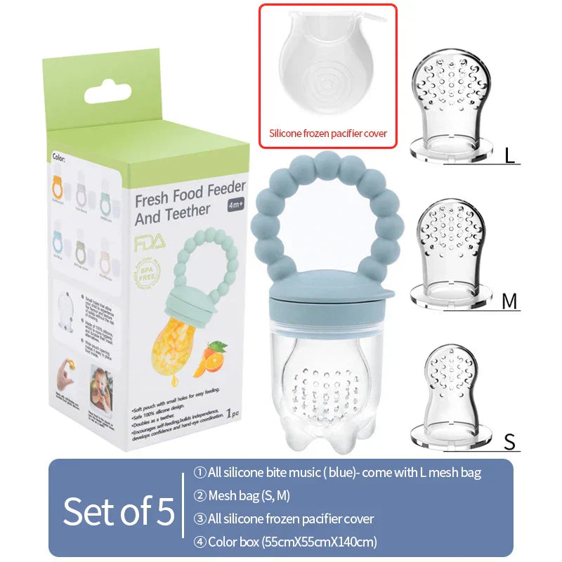 Fruit Teether for Babies – Safe Chewing & Learning to Eat Independently (Buy 1 Get 1 FREE Promotion)
