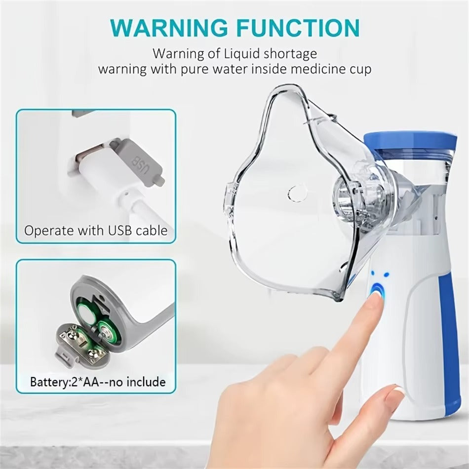 Portable Mini Mesh Nebuliser for Adults and Children