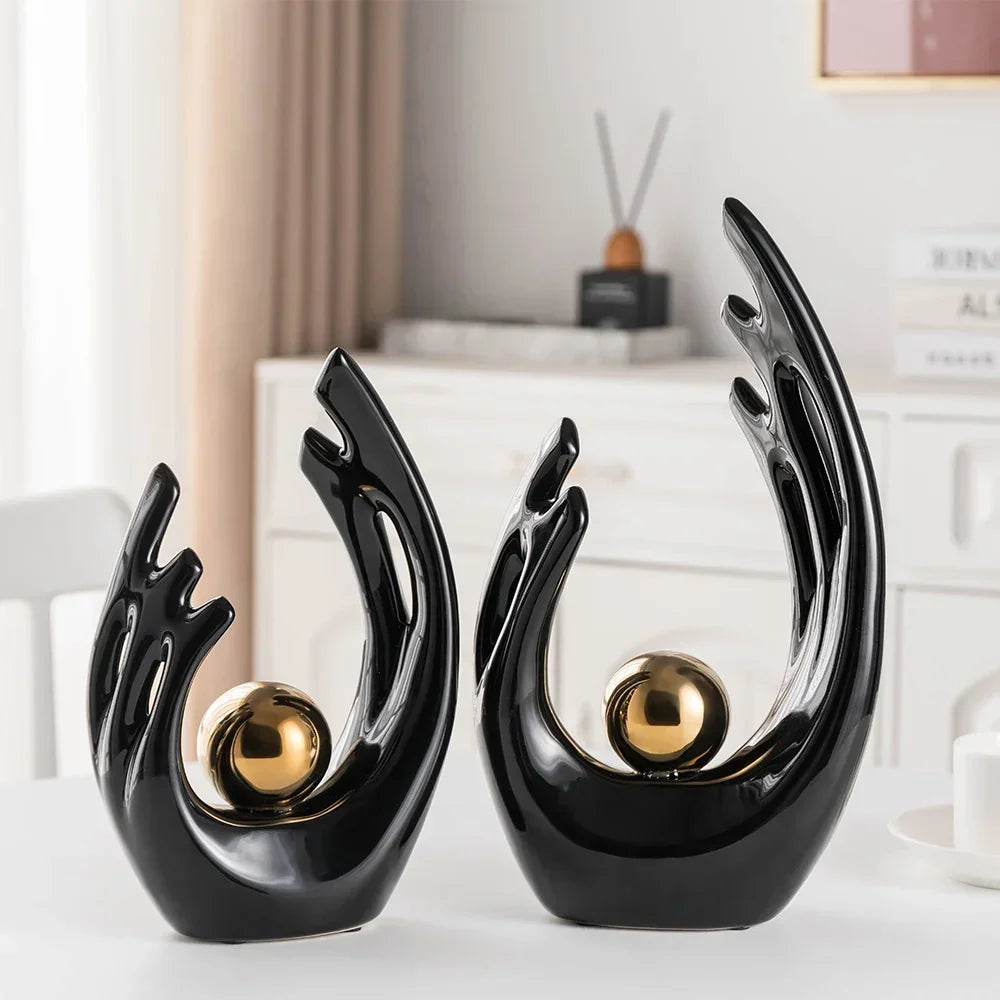 ZenAura Sculpture Set – Modern and Elegant