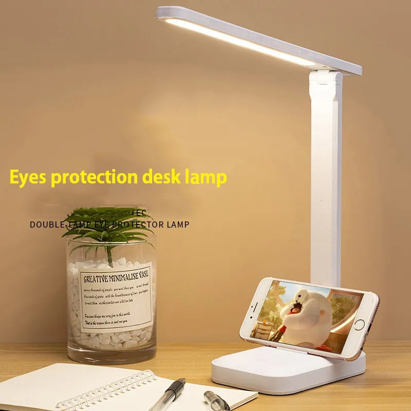 Sandsberg LED Desk Lamp | Rechargeable 6000mAh | Stepless Dimming | Foldable Desk Lamp with Touch Control