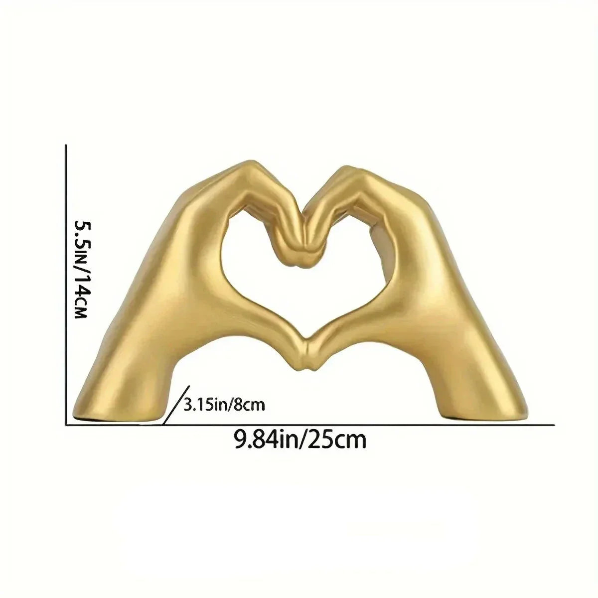 Sculptural Hands Decoration - Loving and Elegant