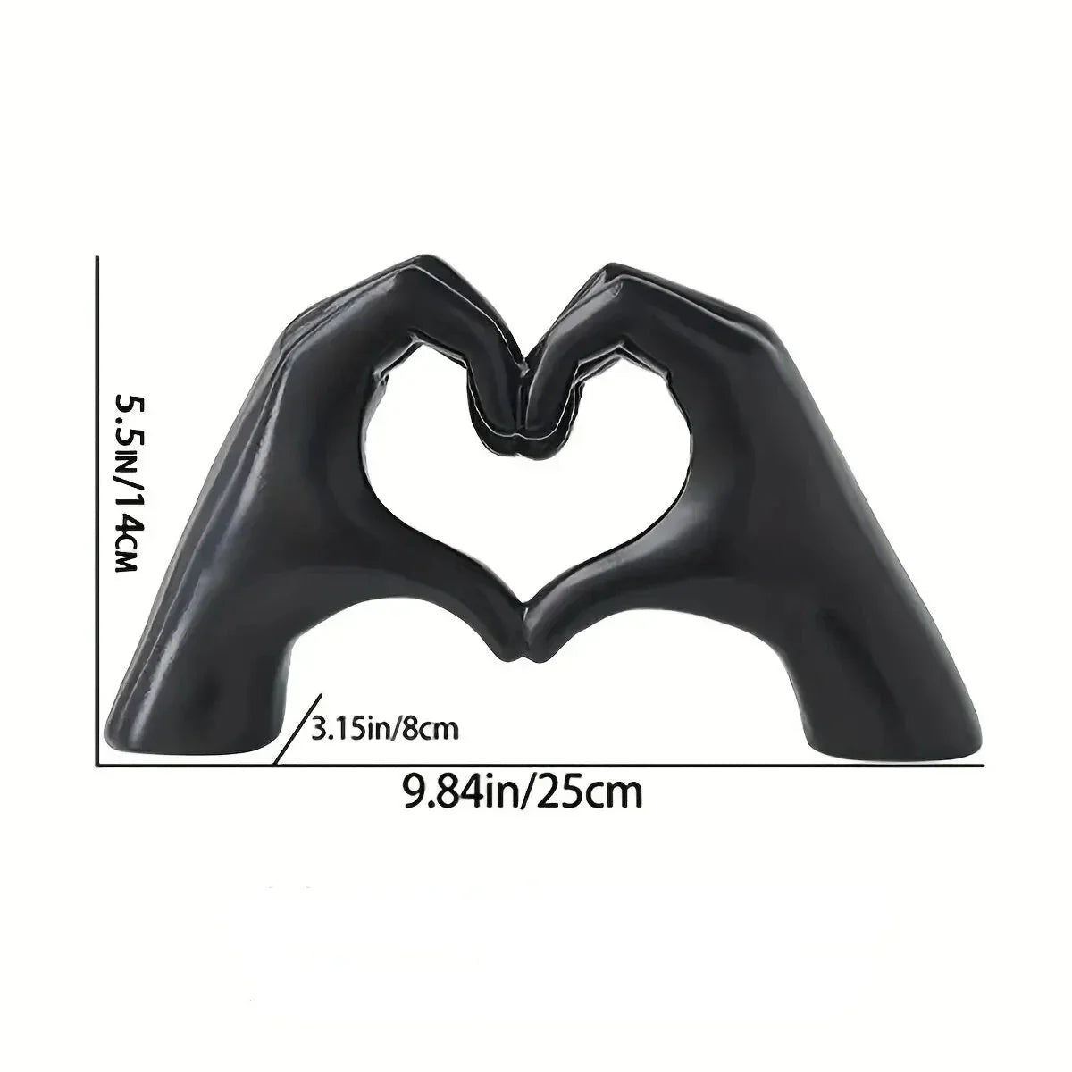 Sculptural Hands Decoration - Loving and Elegant