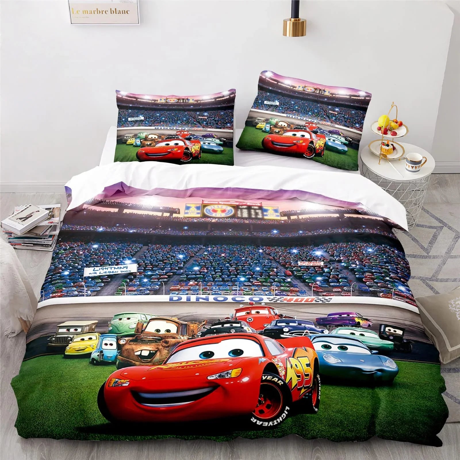 Cars Lightning McQueen Bedding Set – Fun and Comfortable Set for Children