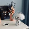 GlowSphere Disco Ball Mushroom | Luxury table decoration with disco mirror effects
