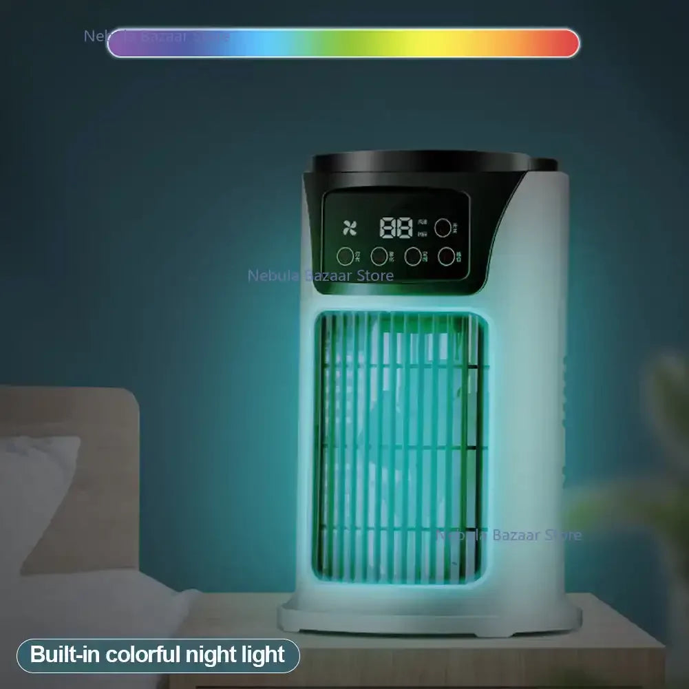 AirPure Mini – 3-in-1 Air Cooler with Humidifier & Air Purifier – Portable – USB – Quiet – 300ml Water Tank