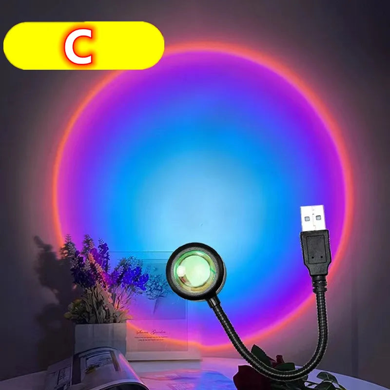 Colourful LED Night Light - Atmospheric Lighting for Home