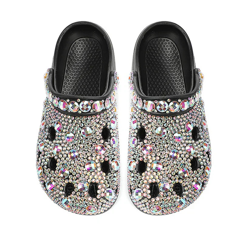 Sandsberg Crystal Summer Slippers for Women