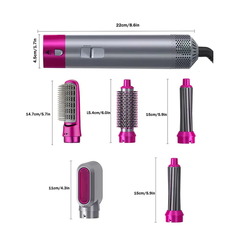 5-in-1 Hot Air Styling Brush – Aurevia