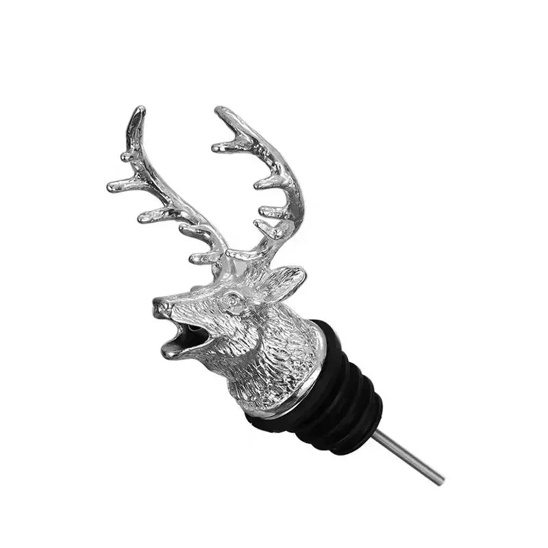 Stag Head Wine Pourer - Elegant and Functional