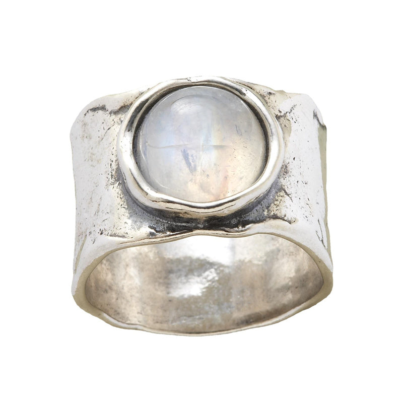 Moonstone Ring in Silver – Luna