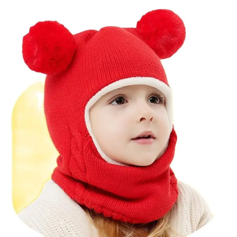 Teddy Knitted Children's Hat – Warm Protection with Playful Ears