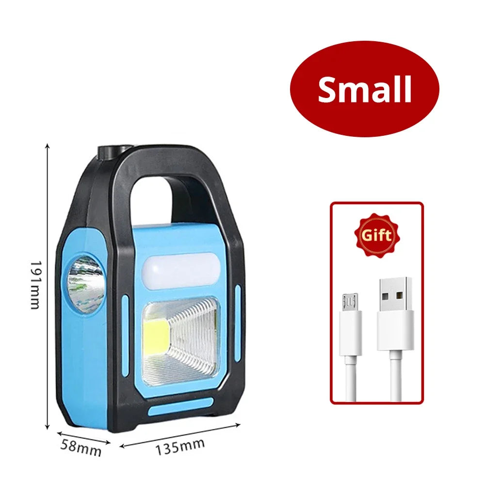 Rechargeable USB Camping Lantern with Power Bank – SolarGlow