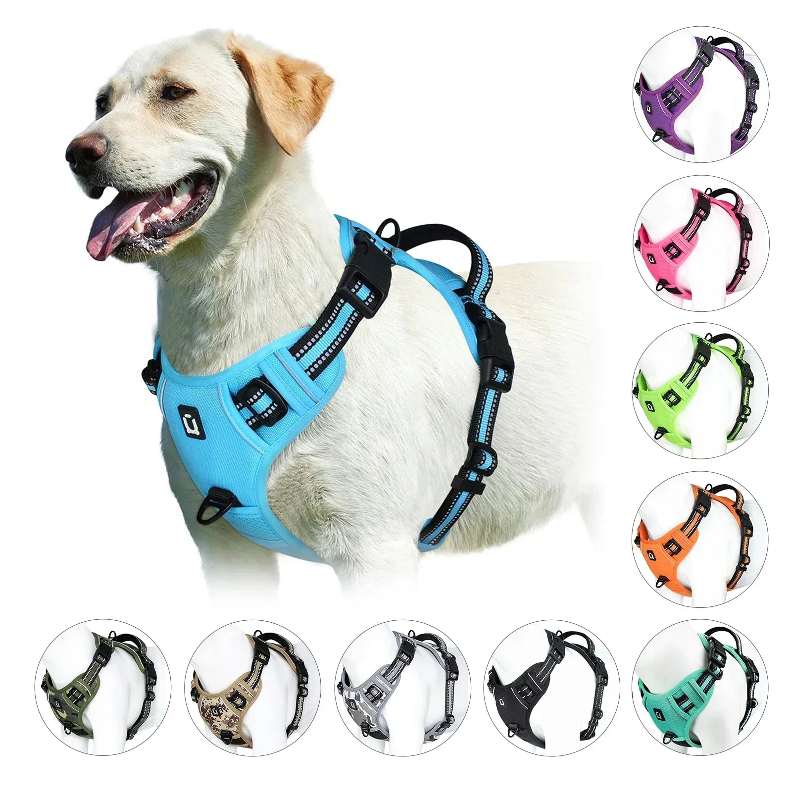 Adjustable No-Pull Dog Harness - Effective and Comfortable