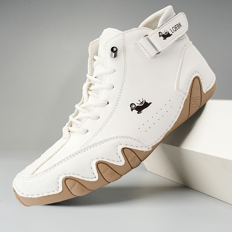 PureStride Orthopedic Leather Slip-Ons | Stylish, breathable shoes with waterproof protection