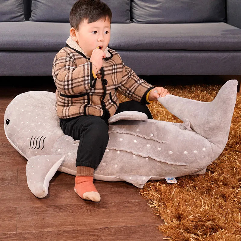XXL Whale Shark Soft Toy made of Plush for Children & Adults – Lumo