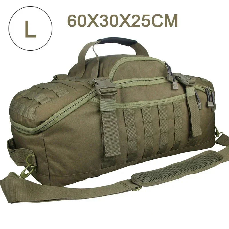 Large Tactical Travel Bag and Rucksack - TrailTrek Duffle