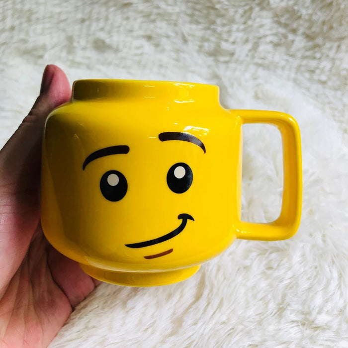 Happy Sip - Cute Ceramic Mug for a Cheerful Start to the Day