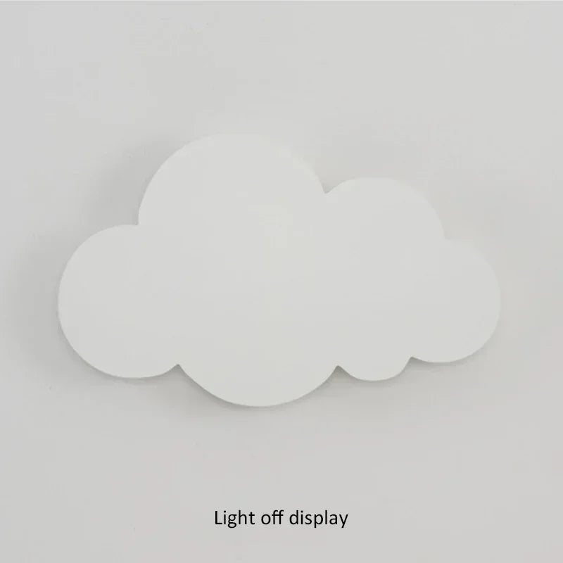 LED Cloud Wall Lamp – 3-Colour Dimming Modern Wall Lighting for Bedroom, Living Room and Nursery Décor