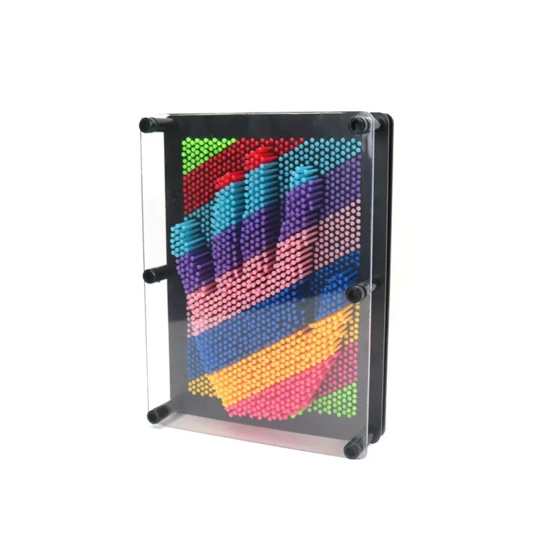 3D Pin Art Game for Children & Adults – Creative Finger Press Fun