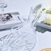 LuxeSwirl Crystal Decanter | 360° Rotating Glass Carafe for Wine, Whiskey & Champagne