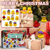 JoySpritz Christmas Duck Calendar | Festive Rubber Ducks with Unique Holiday Designs