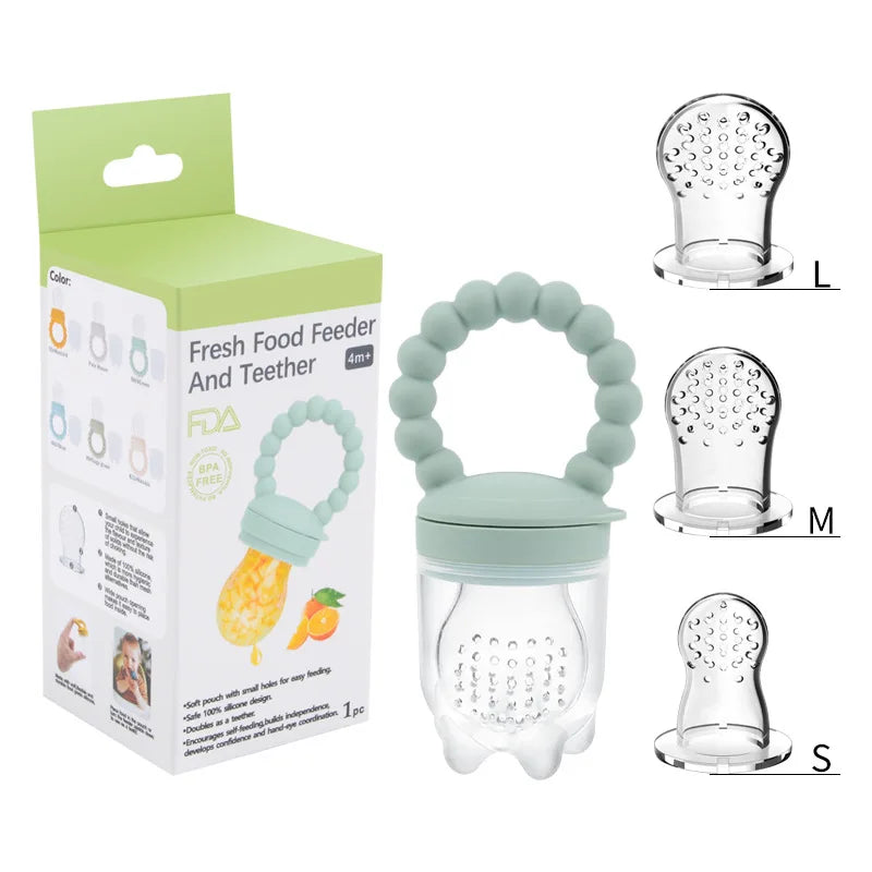 Fruit Teether for Babies – Safe Chewing & Learning to Eat Independently (Buy 1 Get 1 FREE Promotion)