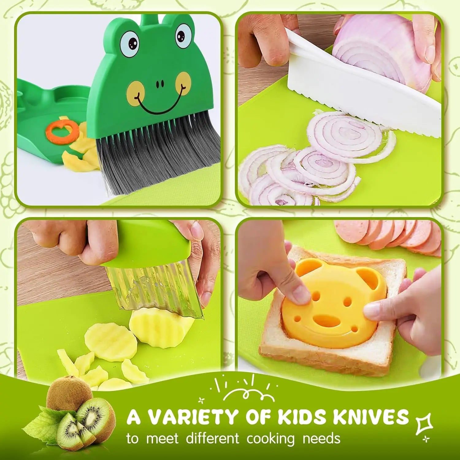 Cheerful Children's Kitchen Set - Creative Cooking for Young Chefs